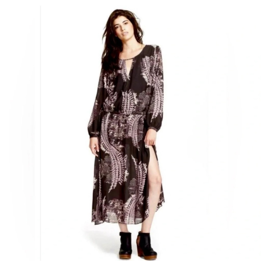 Free People Raven‎ Out Of The Woods Maxi Dress